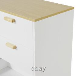 140cm Wide Large Sideboard Kitchen Cabinet Buffet Storage Cabinet Cupboard Doors