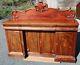 1900's Large Mahogany 4 Door Sideboard With Back
