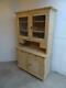 An Antique/old Pine Large 2 Door 2 Spice Drawer Kitchen Dresser To Wax /paint