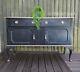 Antique Large Sideboard French Style Painted Black