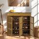 Bamboo Shoe Storage Cabinet With Flip Drawer Shelves Tabletop 4 Legs Modern Unit