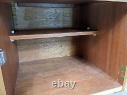 DRESSING TABLE 2 Shelves 1 Cupboard 1 Drawer Large Mirror Cabinet Mid Century