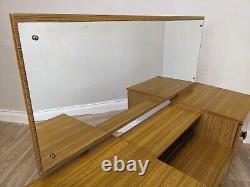 DRESSING TABLE 2 Shelves 1 Cupboard 1 Drawer Large Mirror Cabinet Mid Century