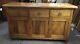 Dovetailed Large Very Heavy Solid 3 Draw 3 Door Sideboard Furniture
