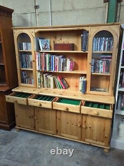 Ducal Large Pine Dresser With Four Drawers