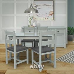 Elgin Easy Build Grey & Bonded Glass Living and Dining Furniture