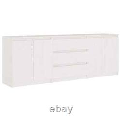 Extra Large Sideboard TV Stand White Modern Cupboard Cabinet Buffet Unit Pine