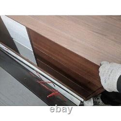 GRADE A2 Walnut Sideboard with Drawers & Sliding Doors Bri 78454086/1/BRA007