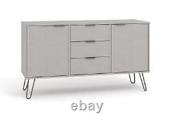 Grey Chest of Drawers Sideboard TV Unit Wardrobe Bedroom Living Room Furniture