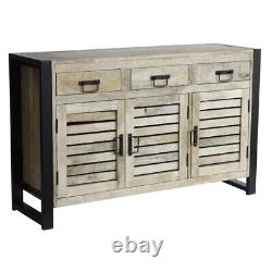 Harbour Indian Reclaimed Wood Large Living Room Sideboard