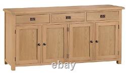 Hereford 3 Drawer 4 Door Sideboard / Large Cabinet / 2m Wide