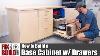 How To Build A Base Cabinet With Drawers Diy Shop Storage