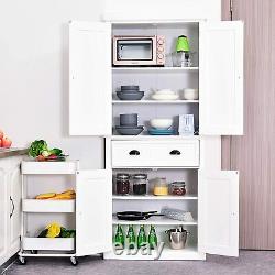 Kitchen Dresser Cabinet Tall Pantry Furniture Large Storage Unit Cupboard Larder