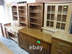 LARGE CHUNKY SOLID WOOD 2DOOR 2DOVETAILED DRAWER WARDROBE H201 W124cm SEE SHOP