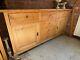 Large Vintage Pine Wood Wooden Sideboard Dresser Drawers Tv Cabinet Etc