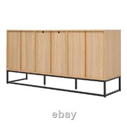 Large 2 Door 3 Drawer Wood Kitchen Sideboard Cabinet Storage Table Cupboard