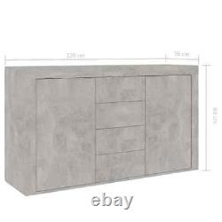 Large 2 Door 4 Drawer Sideboard Storage Cabinet Cupboard TV Cupboard Furniture