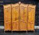 Large 4 Door French Louis Xv Carved Oak Wardrobe W1 0020