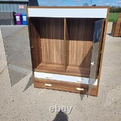 Large Glass door modern display unit storage cupboard over drawers by Dogtas