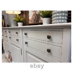 Large Grey Contemporary Painted Sideboard 175cm Long Delivery