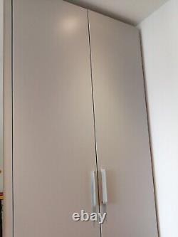 Large Grey Free-Standing Wardrobe bought from Bensons for Beds for £1,200