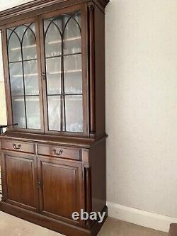 Large Mahogany Display Cabinet / Book Case