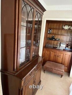 Large Mahogany Display Cabinet / Book Case