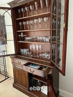 Large Mahogany Display Cabinet / Book Case