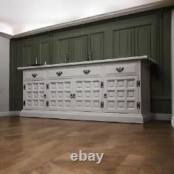 Large Oak Younger Toledo Sideboard Farmhouse Furniture Kitchen Dresser Showhome