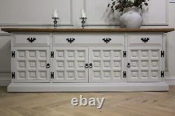 Large Solid Oak Younger Toledo Sideboard Kitchen Dresser Console Showhome