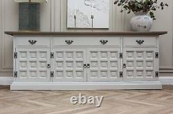 Large Solid Oak Younger Toledo Sideboard Kitchen Dresser Console Showhome