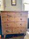 Large Solid Pine Chest Of Drawers Vintage/antique/victorian