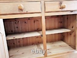 Large Solid Pine Welsh Dresser 3 Drawer