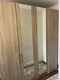 Large Solid Wardrobe With Mirrored Doors. 2 Bedside Drawers
