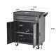 Large Steel Tool Trolley Cabinet With Wheels Workshop Storage Chest Carrier Cart