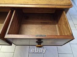 Large Victorian Two Over Two Mahogany Chest Of Drawers