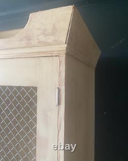 Large Vintage Continental Pine Wardrobe/ Storage Larder Cupboard French Armoire