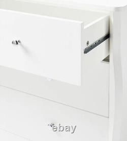 Large White Sideboard Cupboard Cabinet Storage Unit