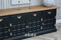 Large Younger Toledo Solid Oak Sideboard Kitchen Dresser Console Table Showhome