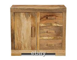 Light Mango Wood Large Sideboard (h68l)
