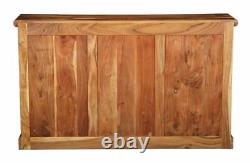 Light Sheesham Wood 2 Door Large Sideboard (j4l)