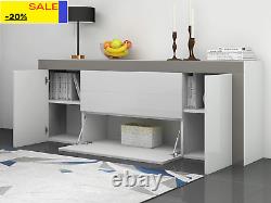 Living Room Large Sideboard Cabinet High Gloss Front and Top Chest of Drawers 2