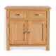London Oak Large Cabinet Light Solid Wood Small Cupboard With Drawers