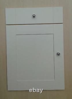 Matte Cream Shaker Kitchen Unit Cupboard Doors Compatible with Howdens Burford