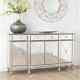 Mirrored Large 4 Door 3 Drawer Sideboard With Champagne Trim 160cm