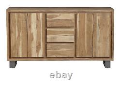 Natural Essential 2 Doors and 3 Drawers Extra Large Sideboard for Dining Room