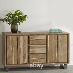 Natural Essential 2 Doors and 3 Drawers Extra Large Sideboard for Dining Room
