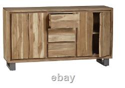Natural Essential Extra Large 2 doors And 3 drawers Sideboard for Dining Room