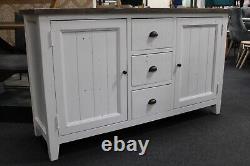 New Large Chunky Reclaimed Wood 2 Door 3 Drawer Sideboard Barker & Stonehouse