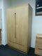 New Large Scandinavian Solid Oak 2 Door 1 Drawer Wardrobe Christopher Pratts